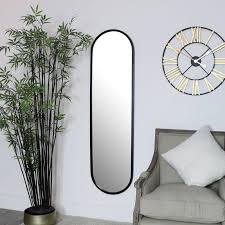 Oval/Rectangular Wall Mirror 100x30cm