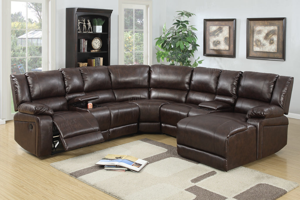 Wembley Recliner Sectional Couch