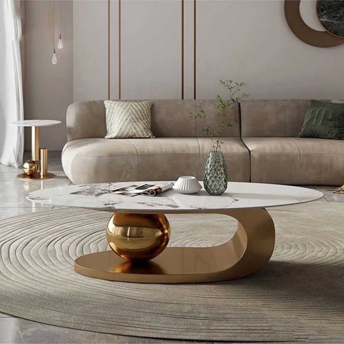 Amadeo marble coffee table