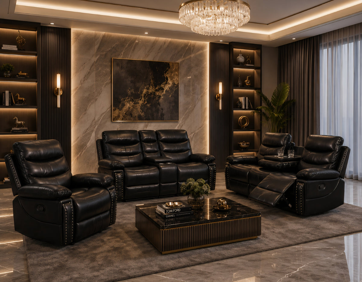 Rivello 5 Seater Recliner Set