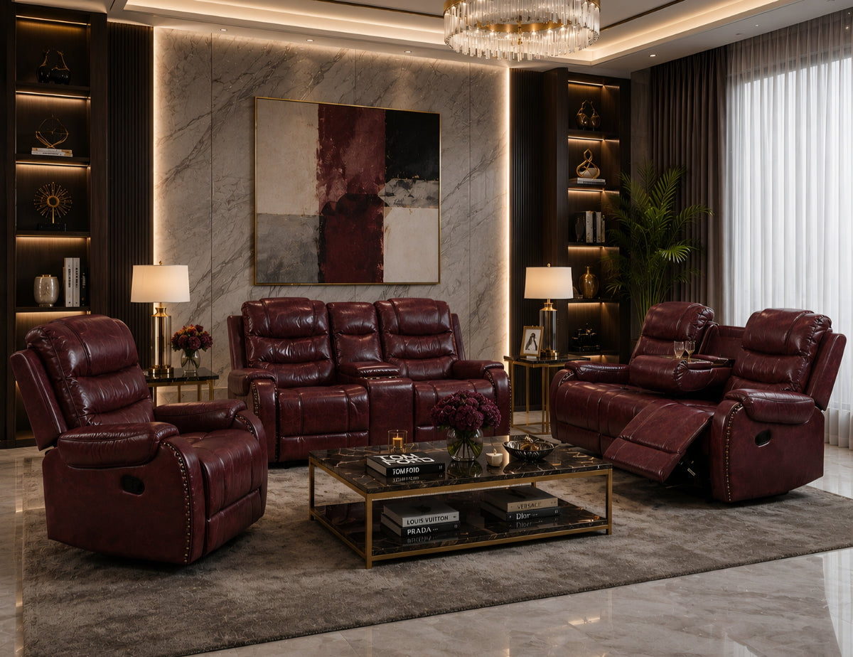 Rivello 5 Seater Recliner Set