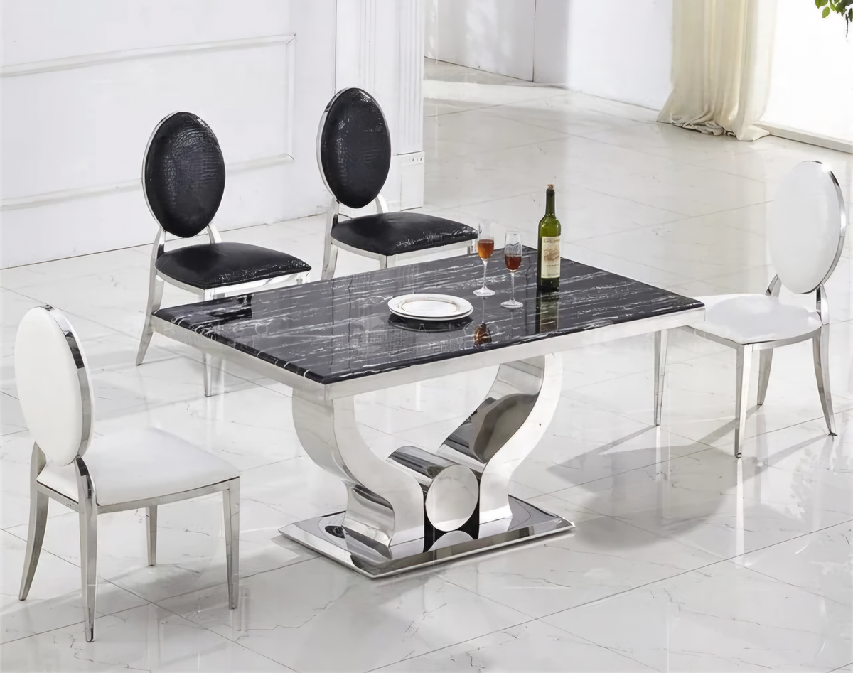 Monaco 6/8 Seater Luxe Dining Table