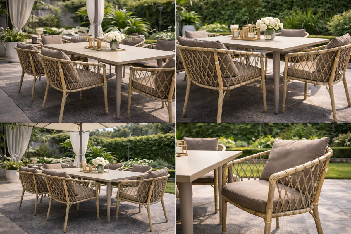 Balize 6 seater outdoor set