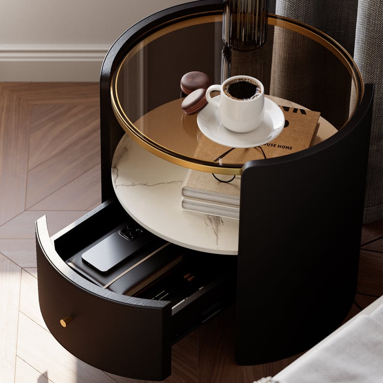 Belmond round nightstand