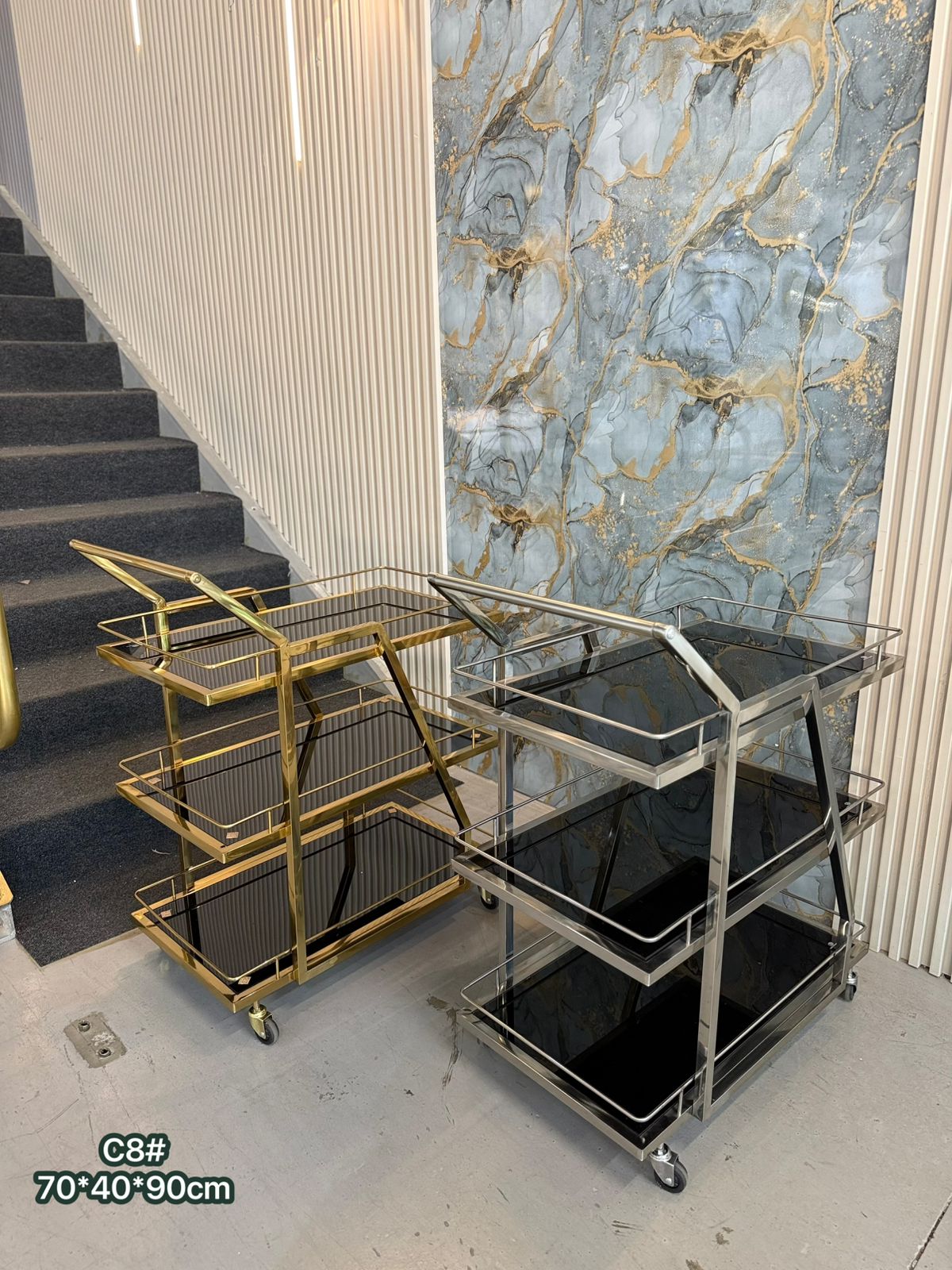 Arrezo bar trolley