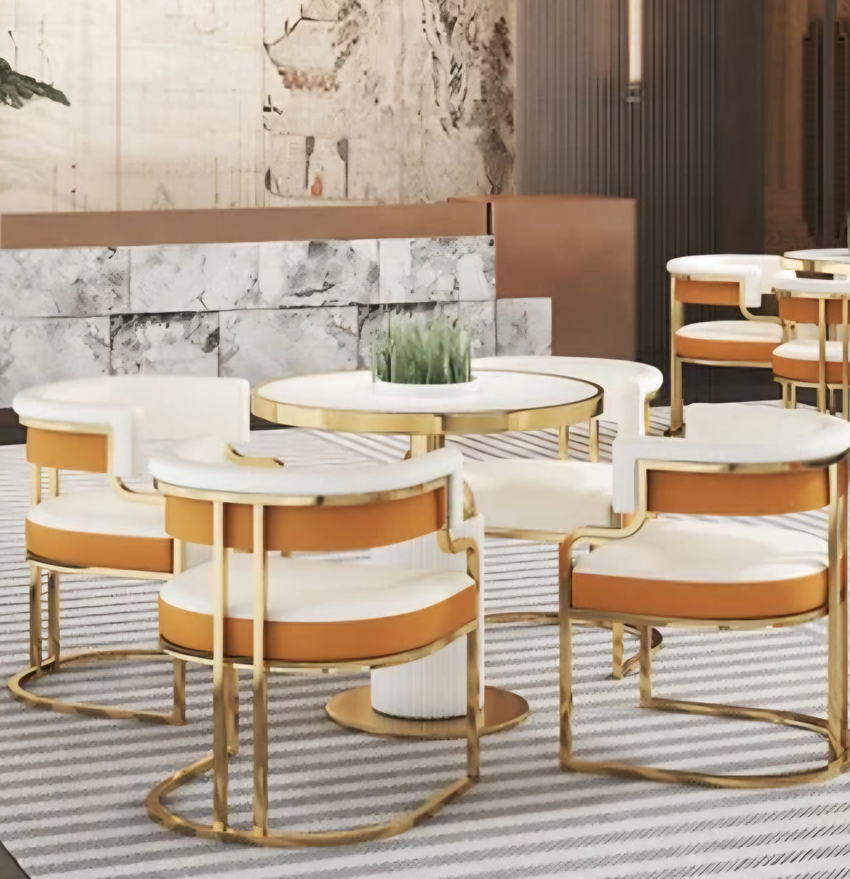 Cavario luxe dining chairs