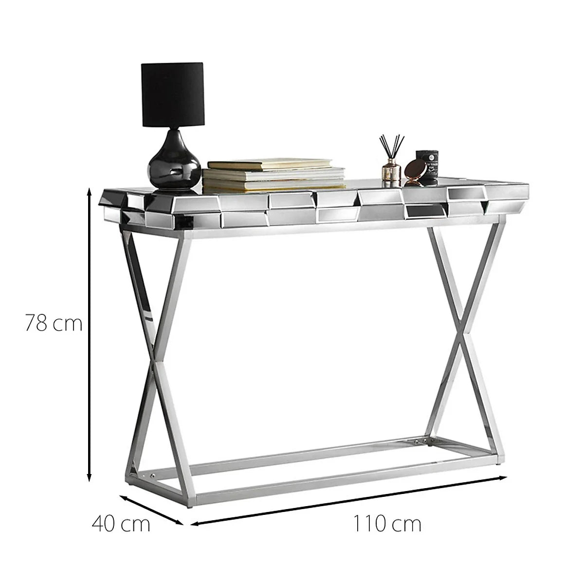 Knightsbridge mirrored server table