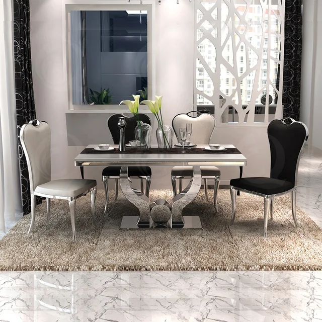 Monaco 6/8 Seater Luxe Dining Table