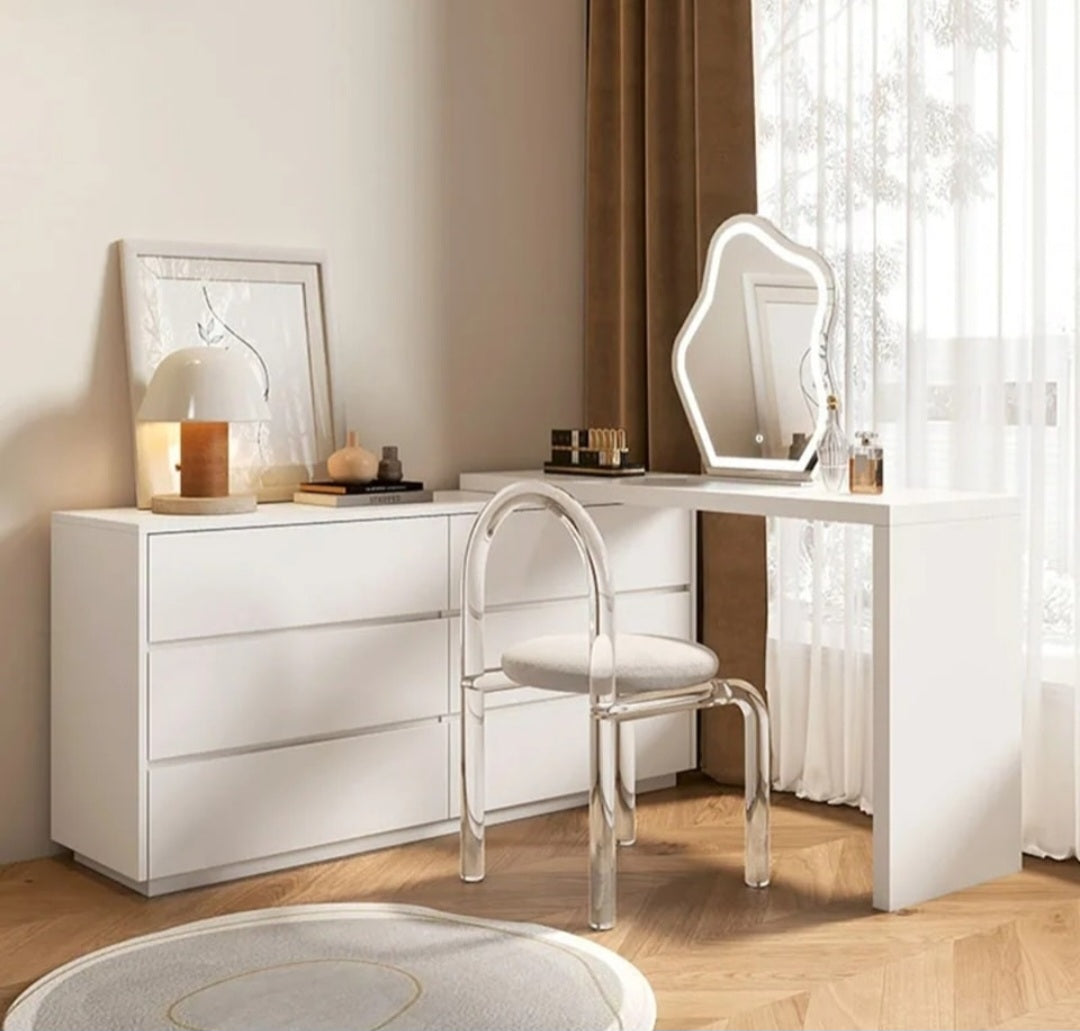 Dulce multi-functional vanity/dresser/desk