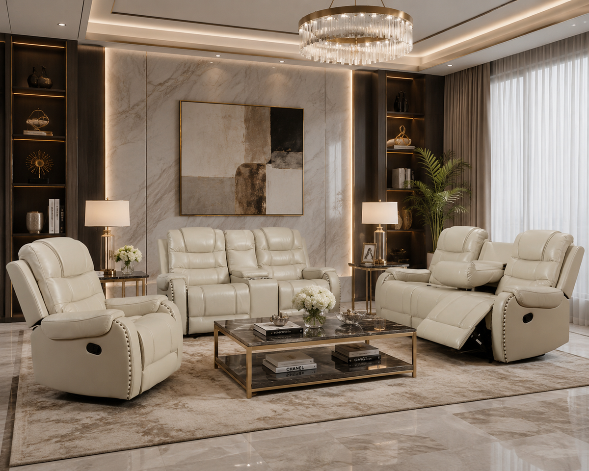 Rivello 5 Seater Recliner Set