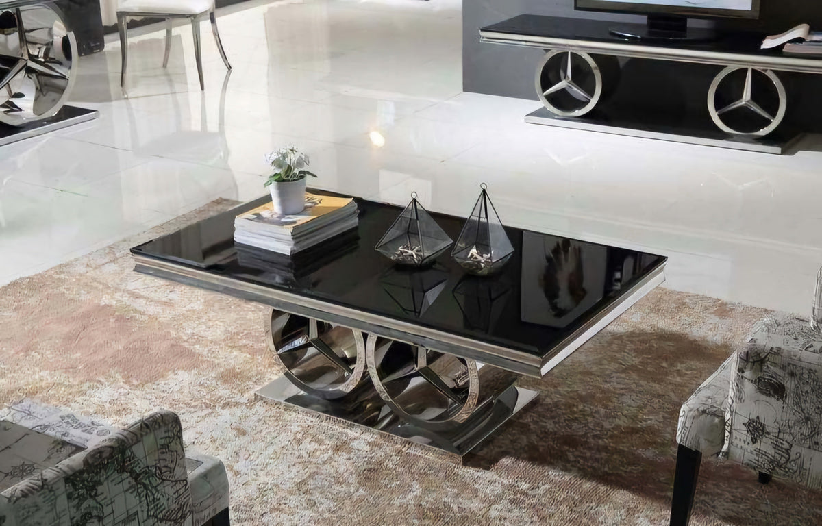 Benz Luxe Coffee Table/ TV Stand Set