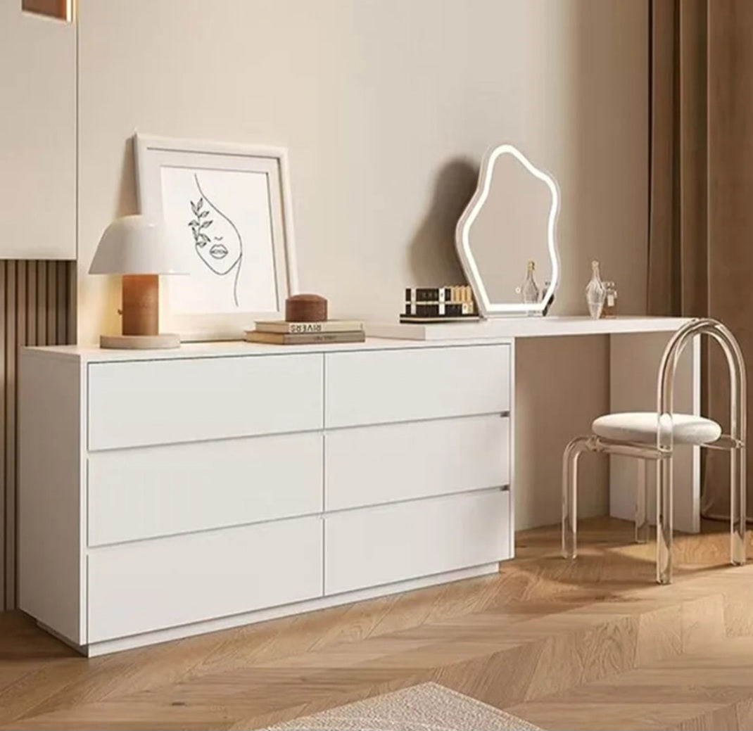Dulce multi-functional vanity/dresser/desk