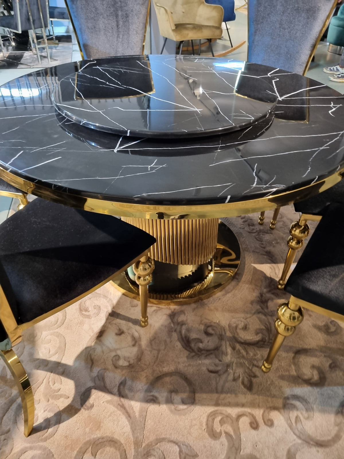 Luxury Azzura Marble Dining Table