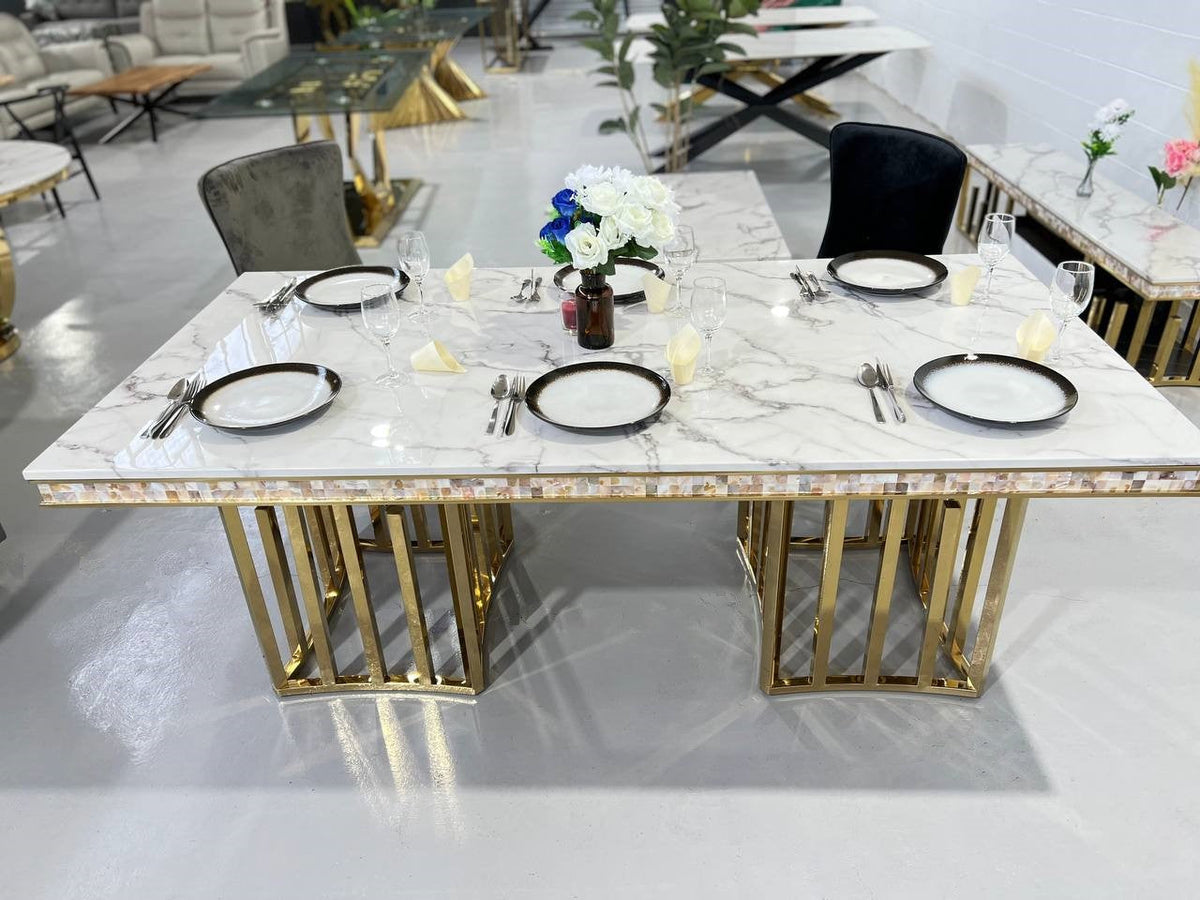Montecarlo luxe dining table 8-10 Seater