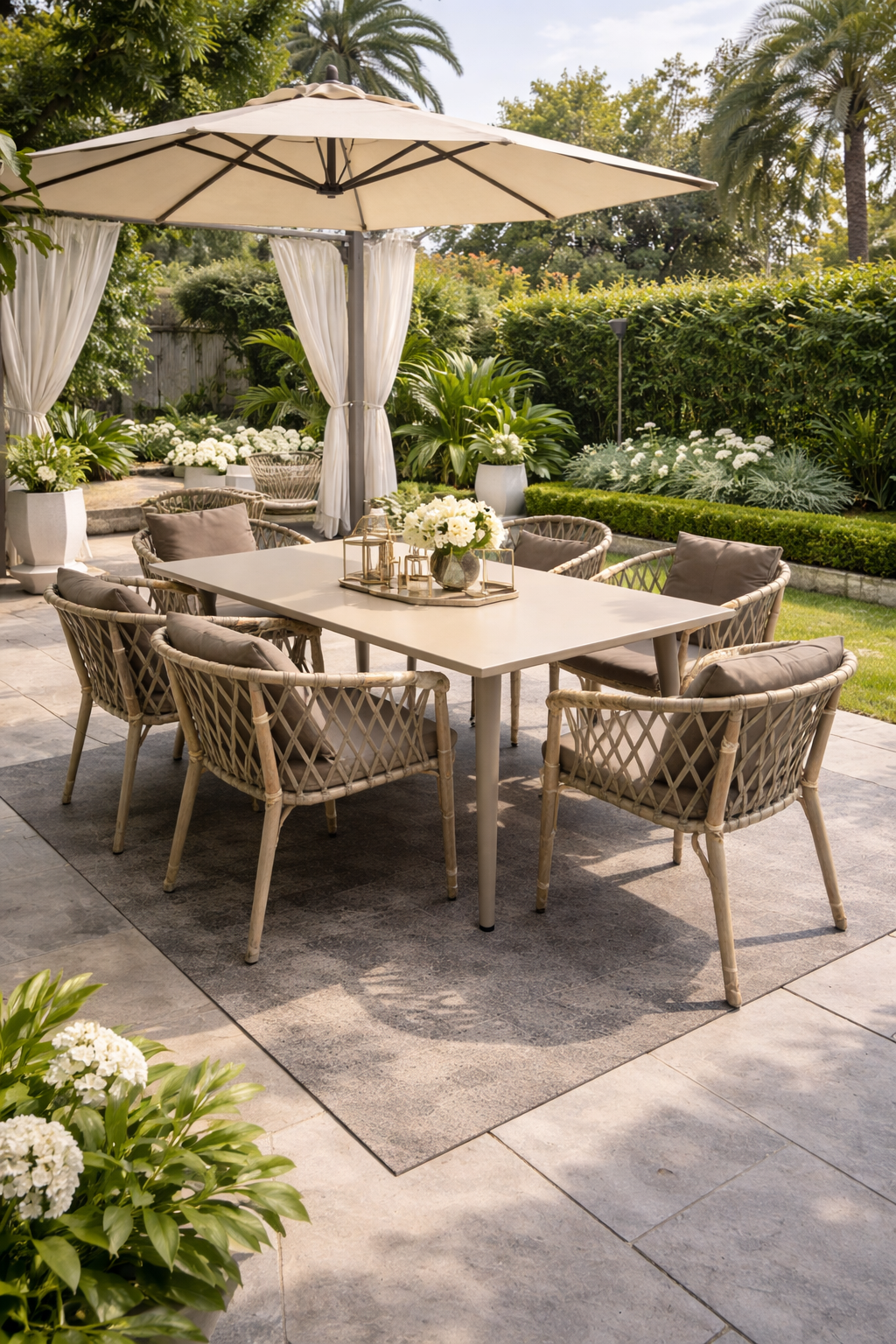 Balize 6 seater outdoor set