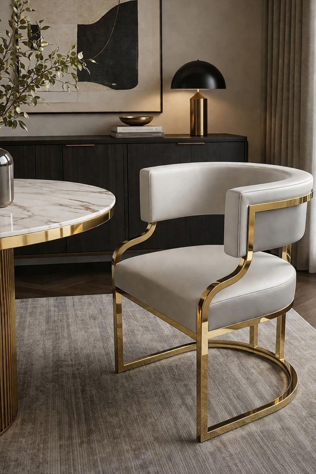 Cavario luxe dining chairs
