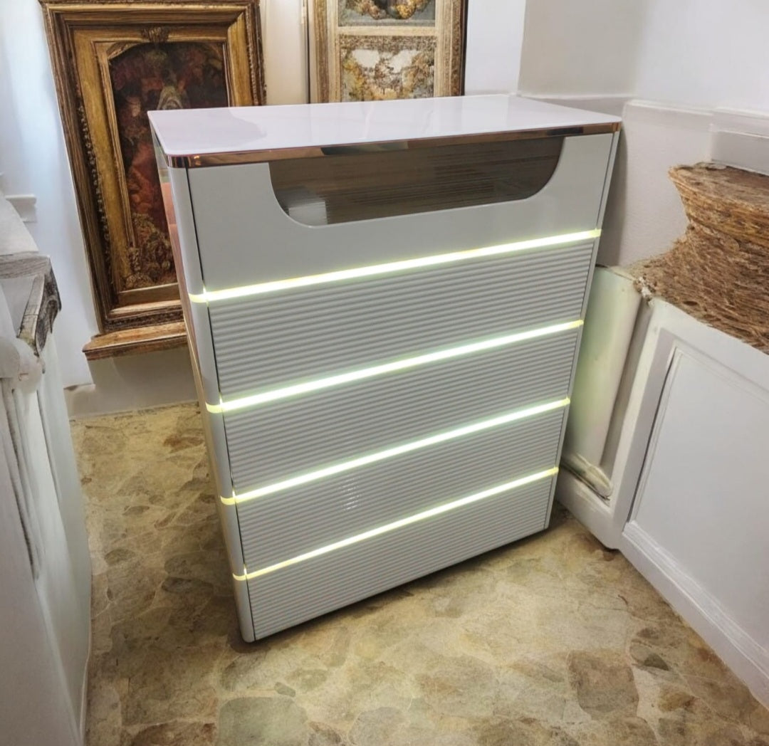 Marino LED chest of drawers