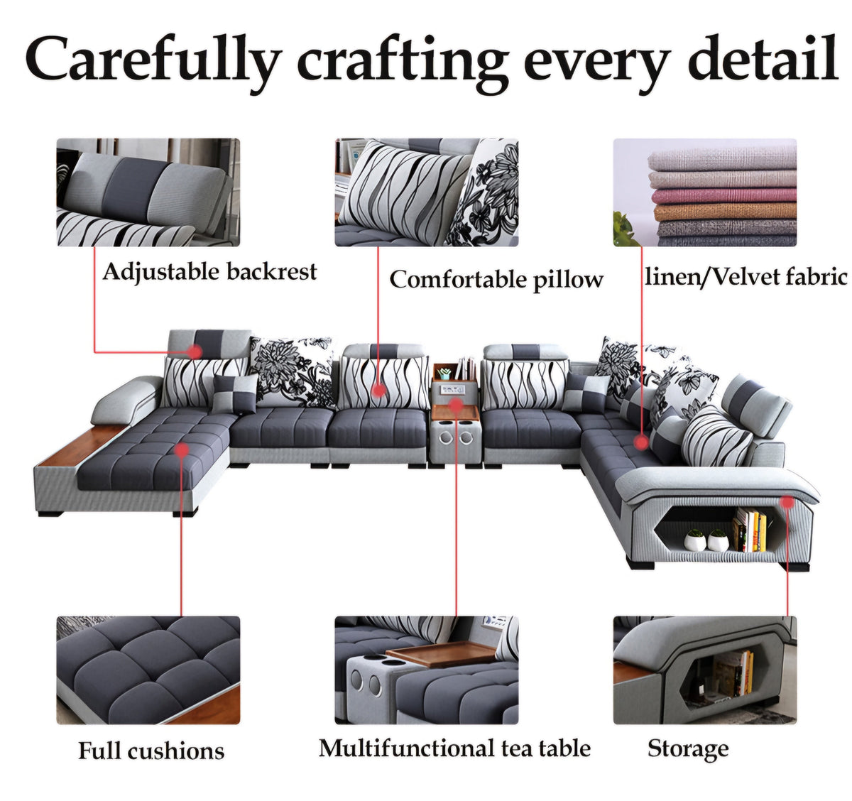 Hilton smart luxe cinema couch
