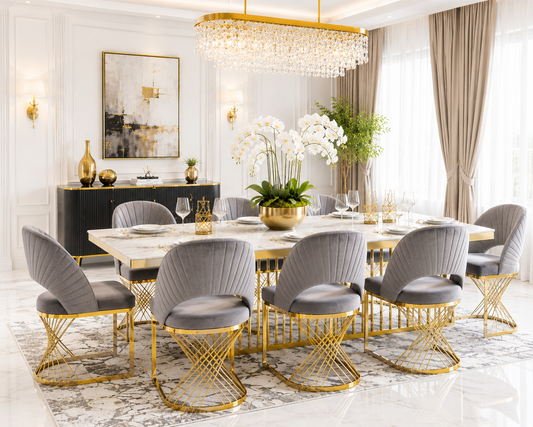 Polpetta luxe dining chair