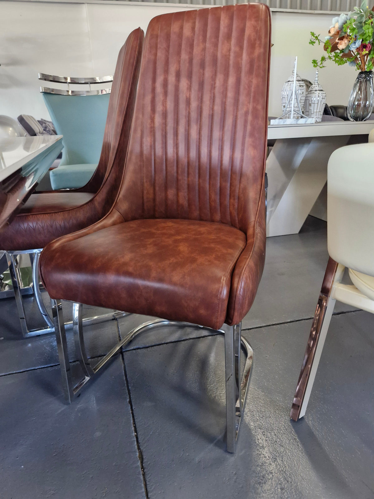 Biagiotti luxe high back chair