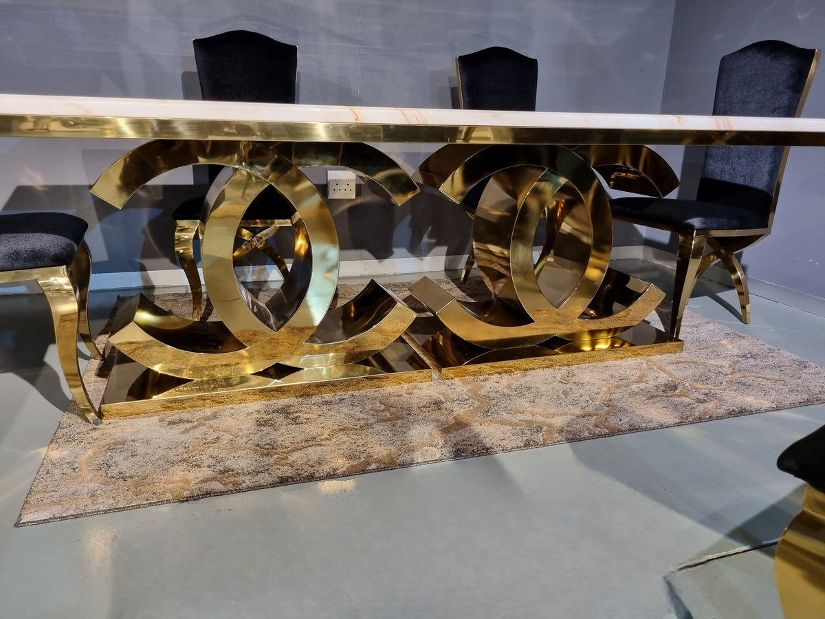 Coco Chanel Designer Table- 10/12 Seater