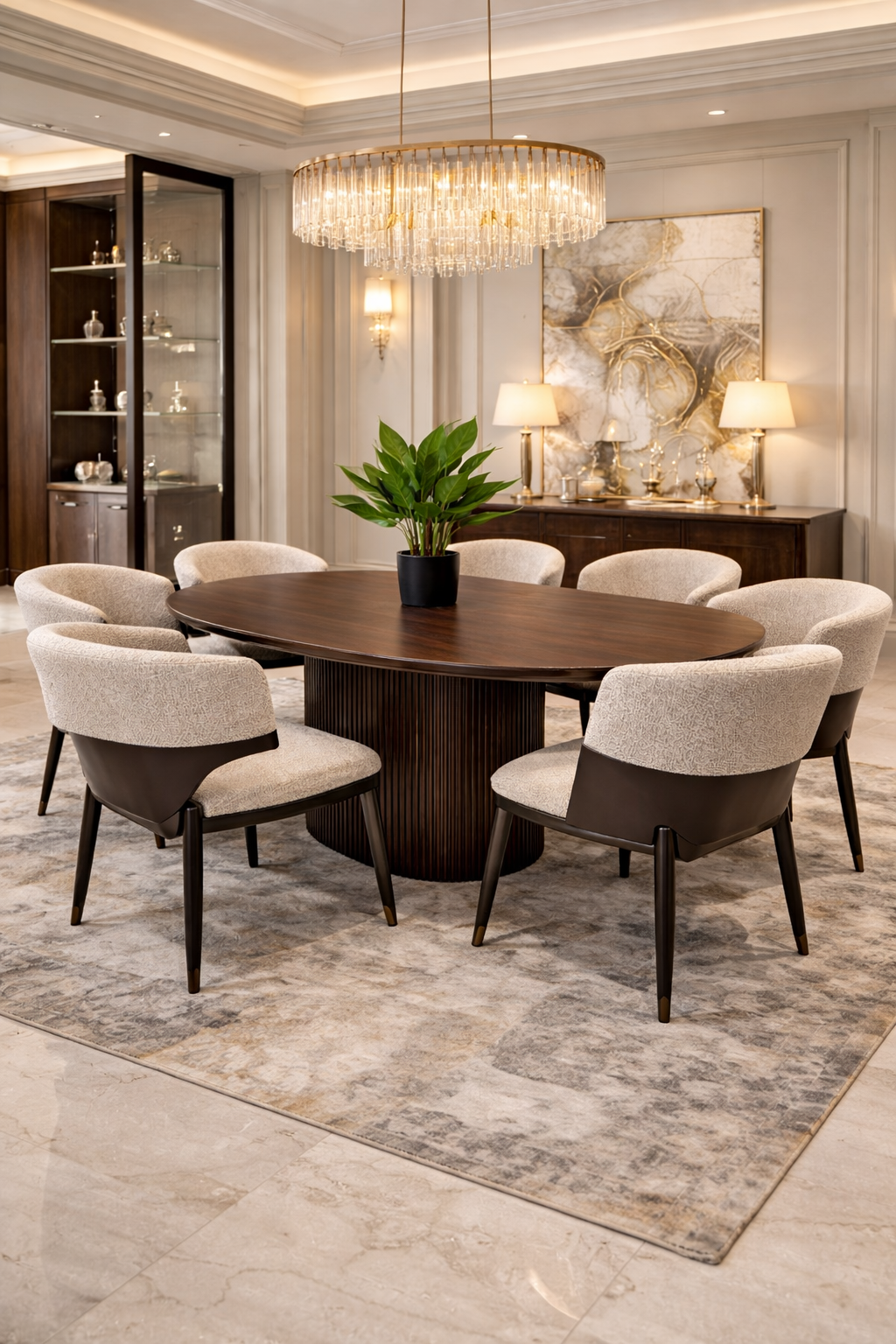 Orlena 6 seater dining set