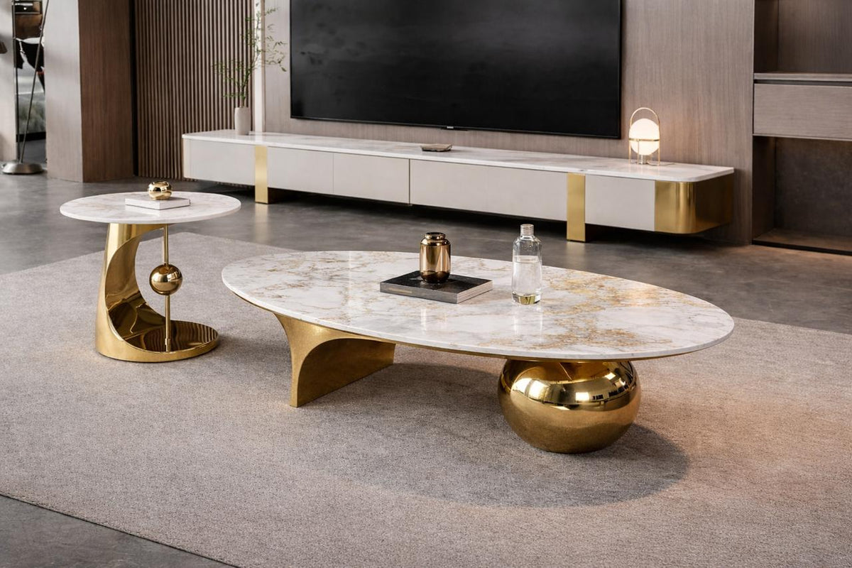 Bellaire luxe coffee table set