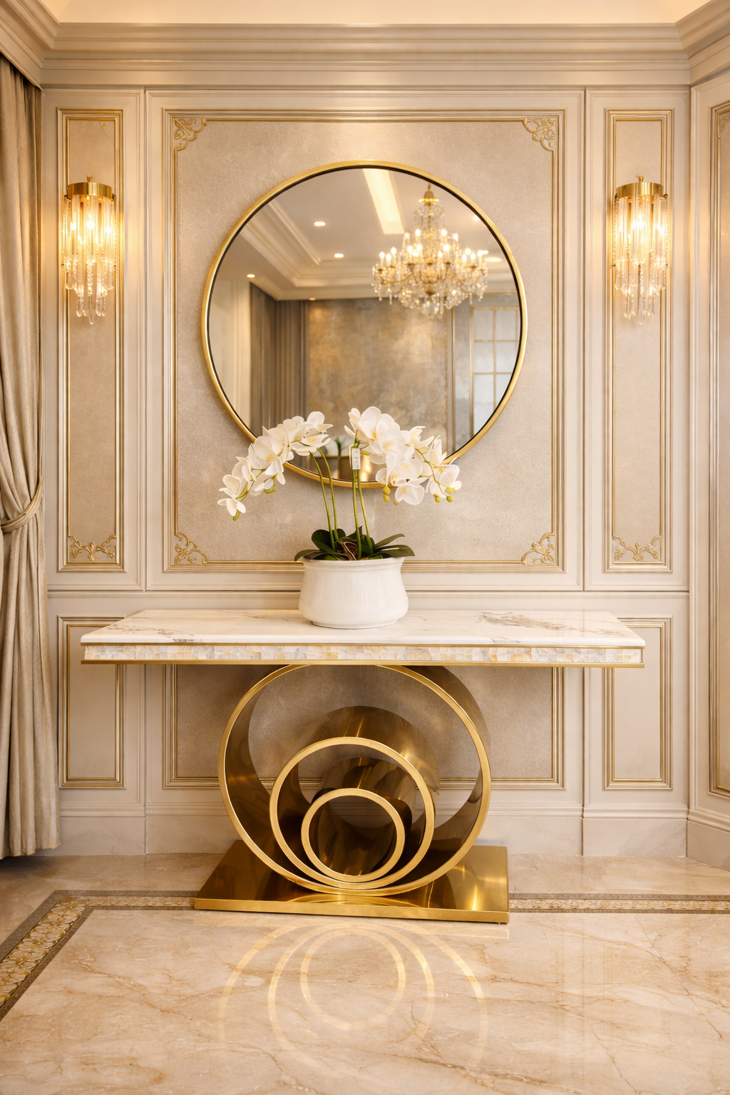 Marcia marble console