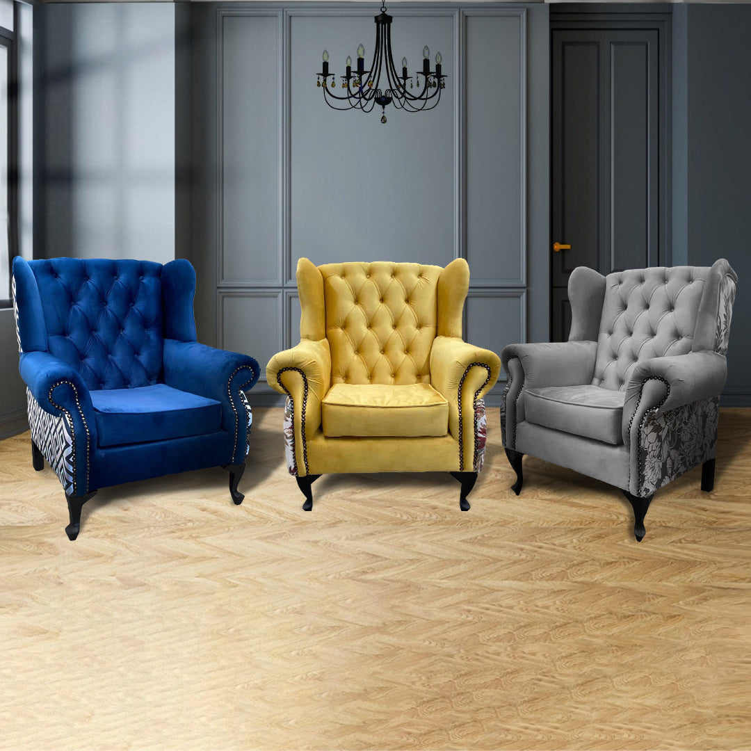 Ebano wingback chairs