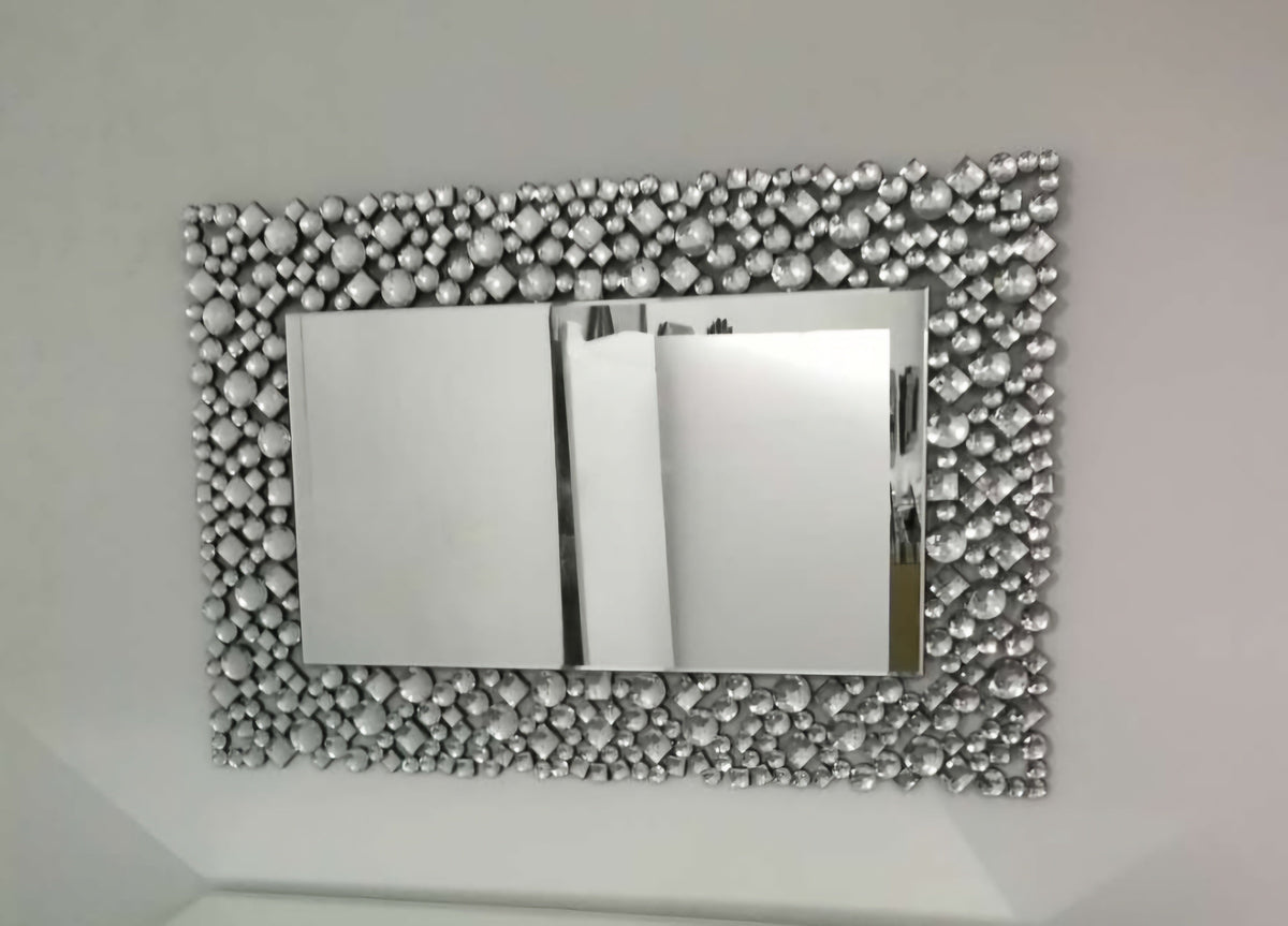 Giallo luxe console/mirror set