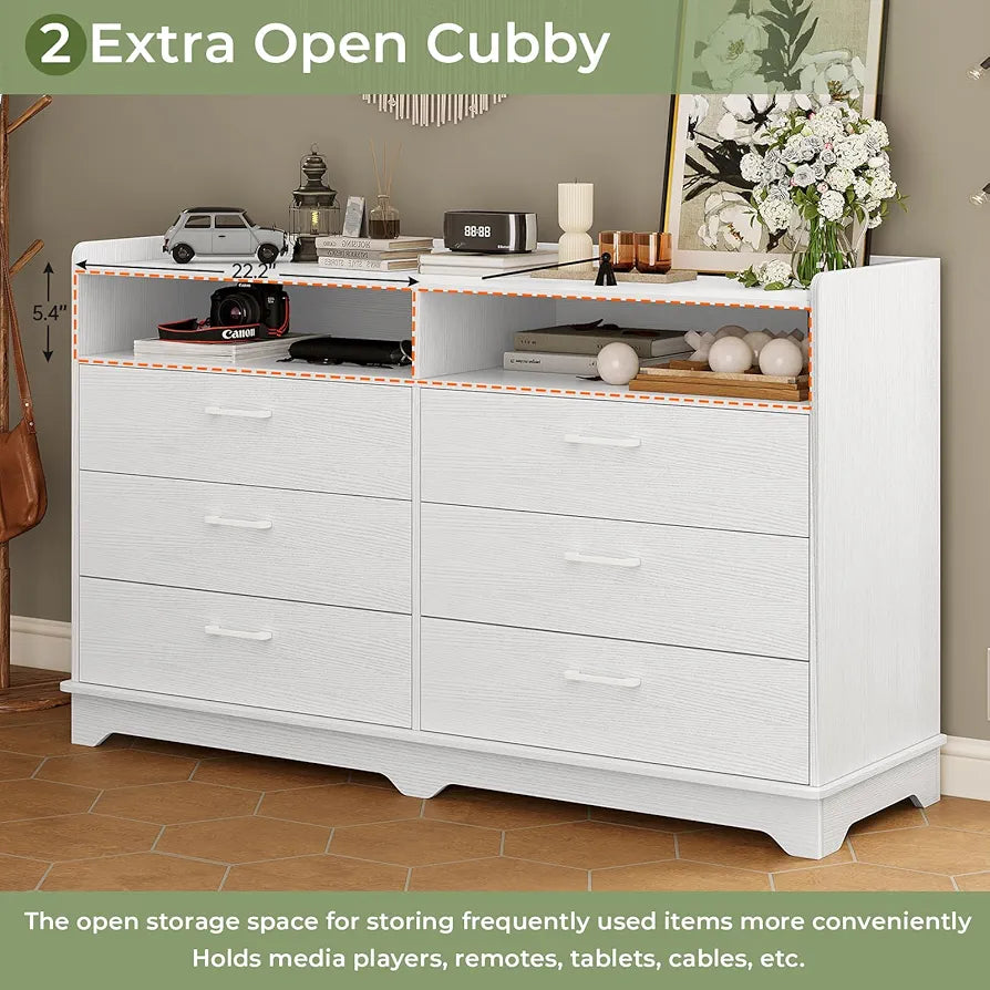 Cassa 6 Drawer Dresser