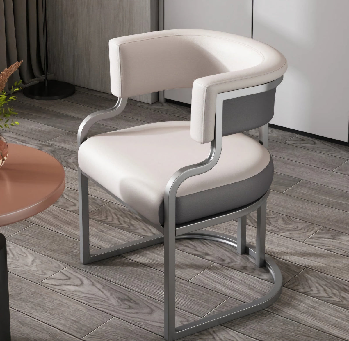 Cavario Silver Dining Chairs