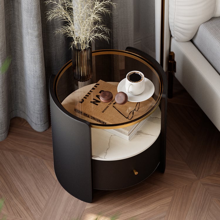 Belmond round nightstand