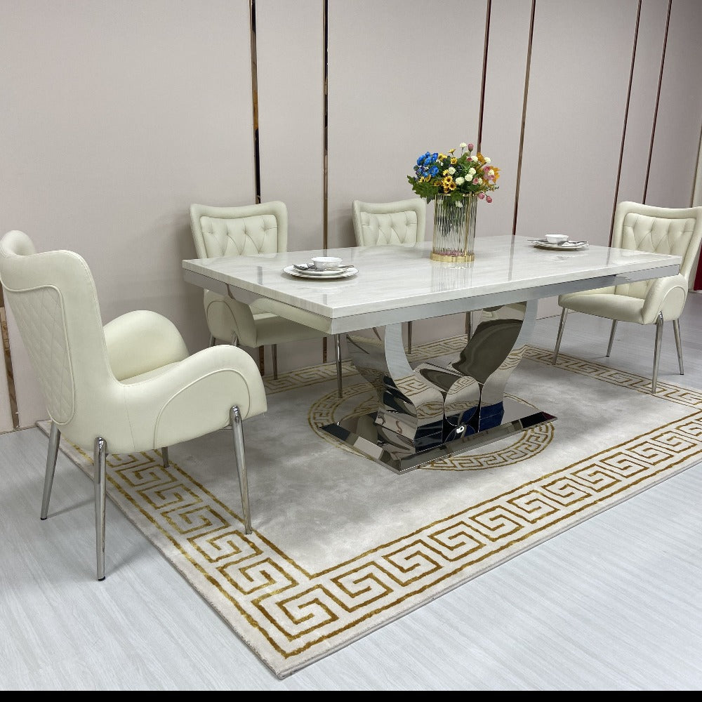 Monaco 6/8 Seater Luxe Dining Table