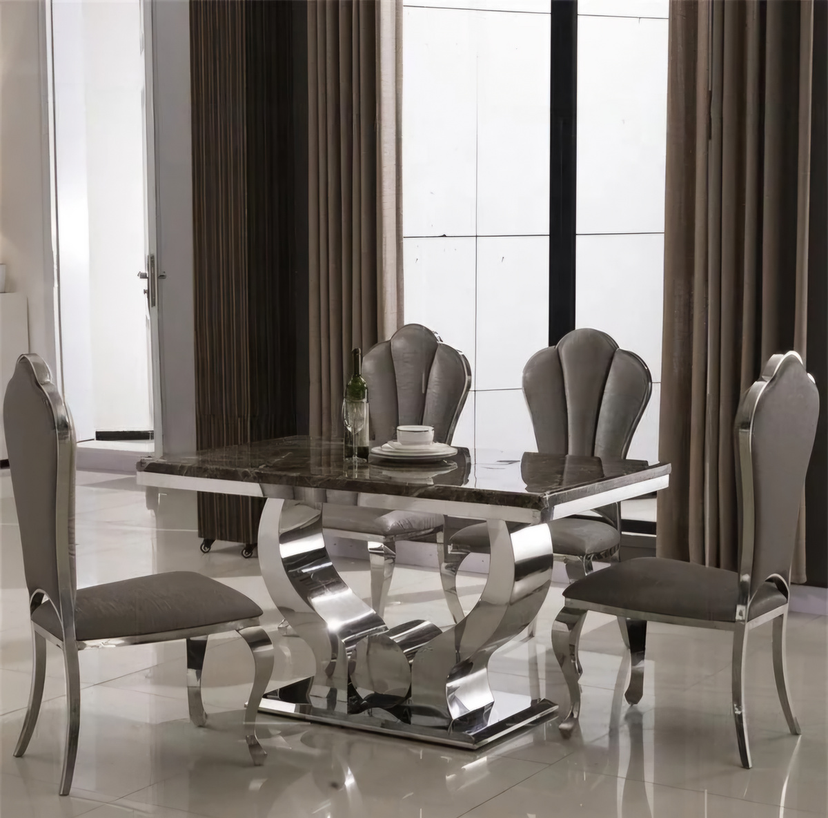 Monaco 6/8 Seater Luxe Dining Table