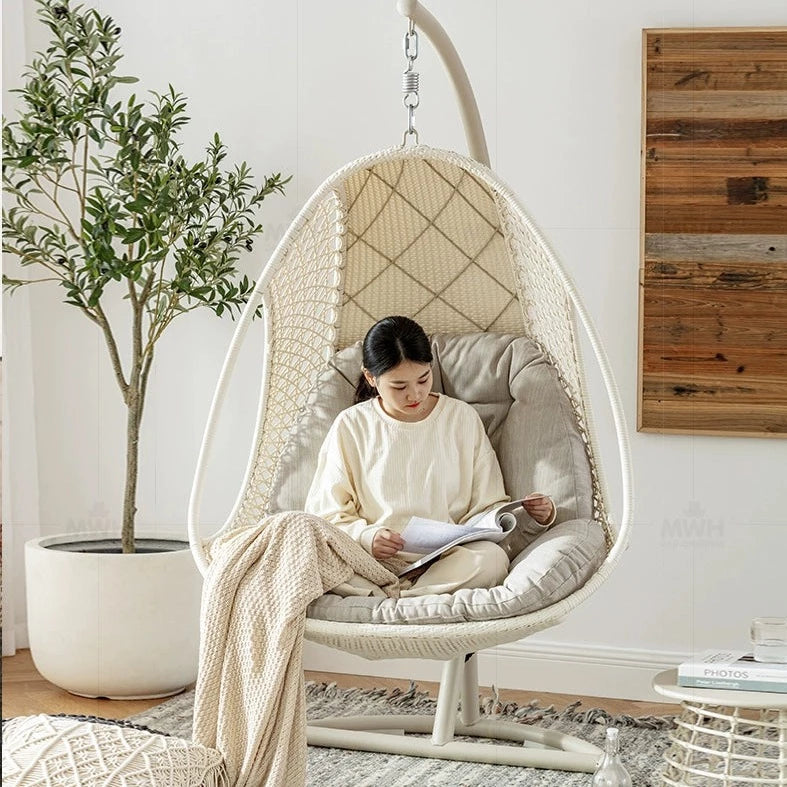Lotus Rattan Swing