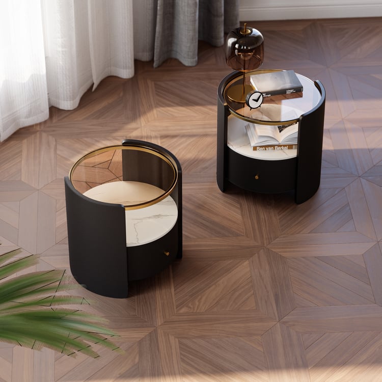 Belmond round nightstand