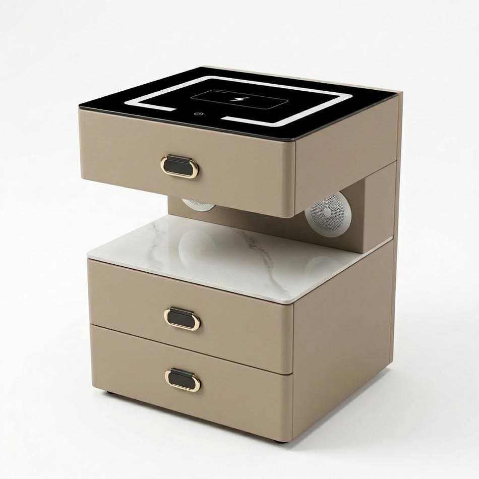 Nexus smart wireless charging pedestal