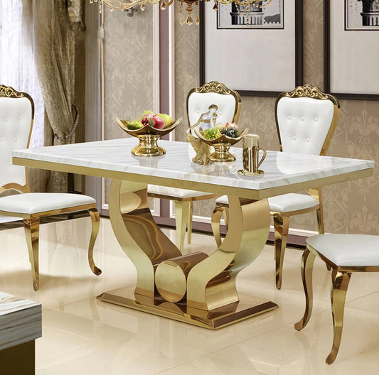 Gold Monaco Dining Table