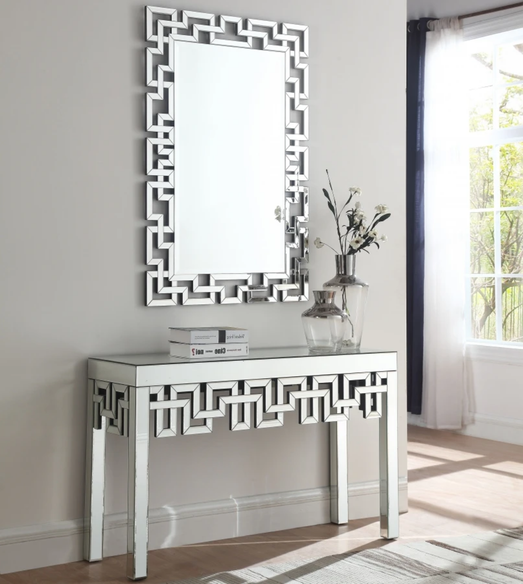 Brunello luxe console/mirror set