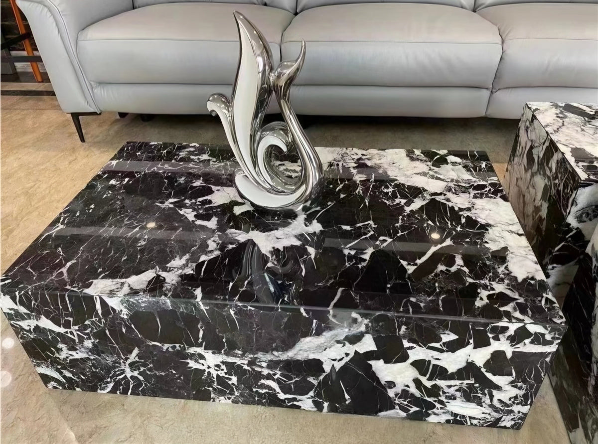 Calcutta marble coffee table