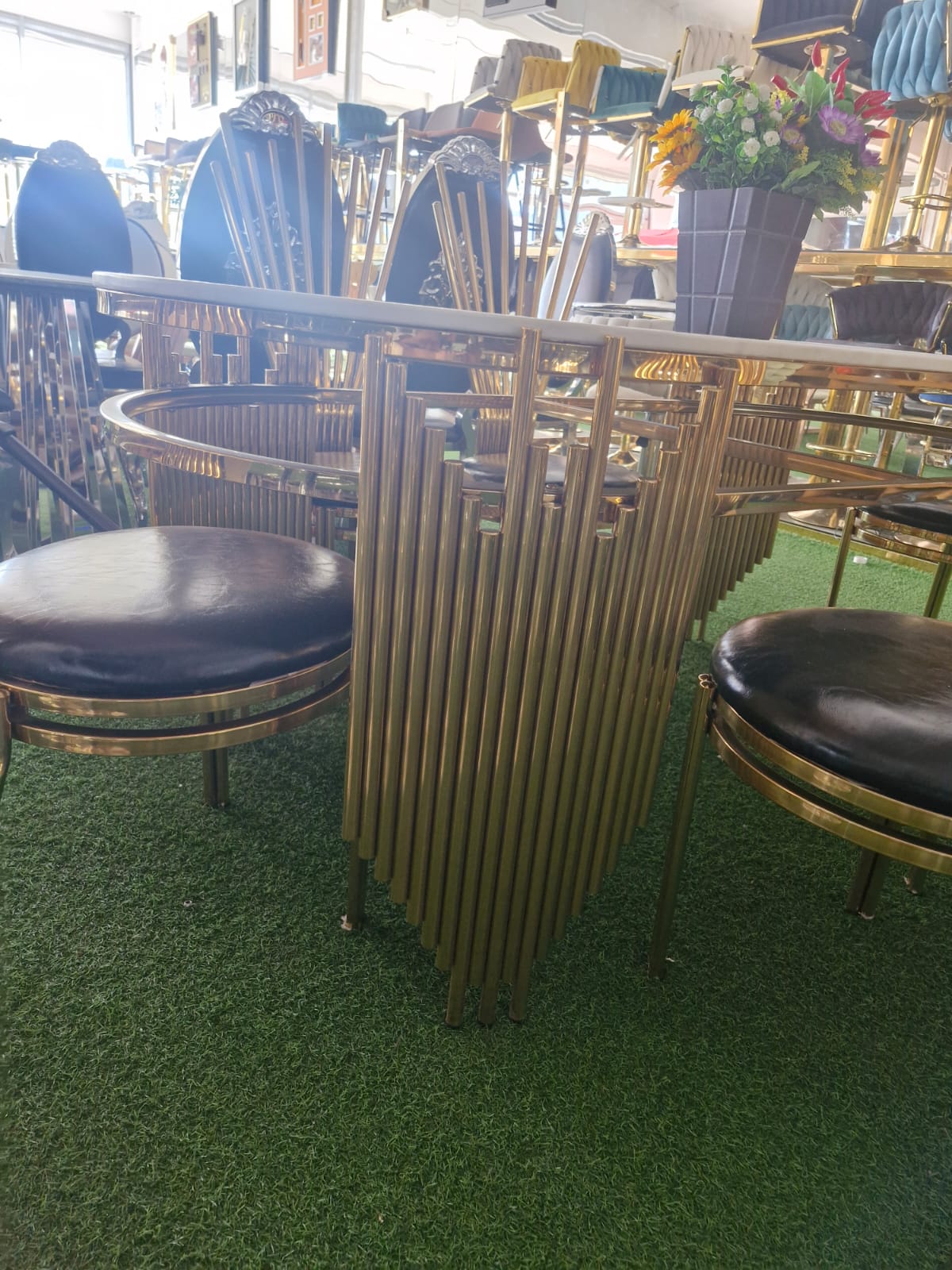 Azra luxe 6 seater dining set