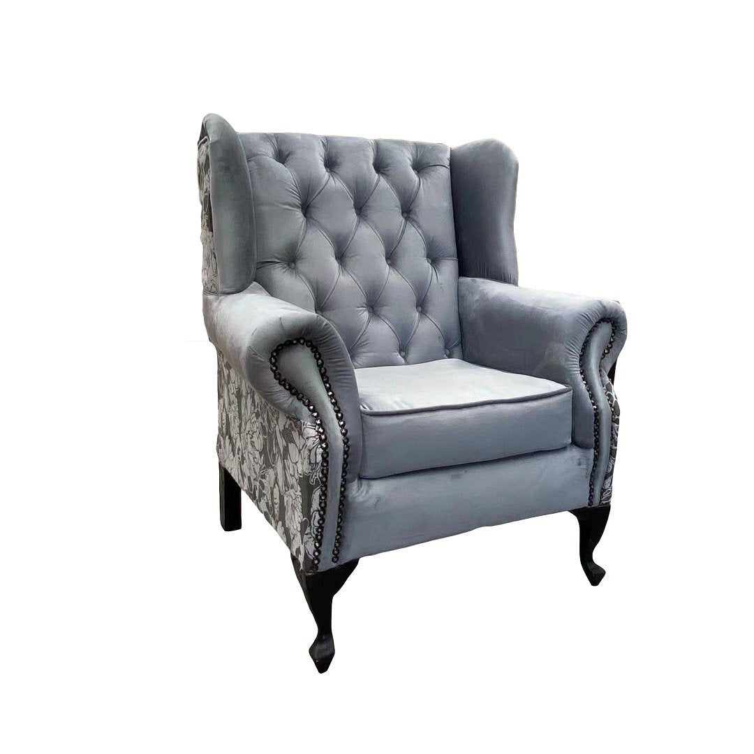 Grey occasional armchair