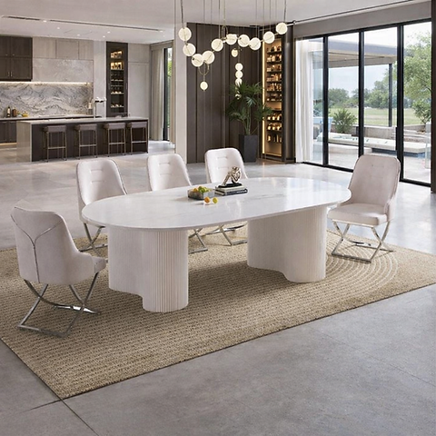 Astoria marble dining table