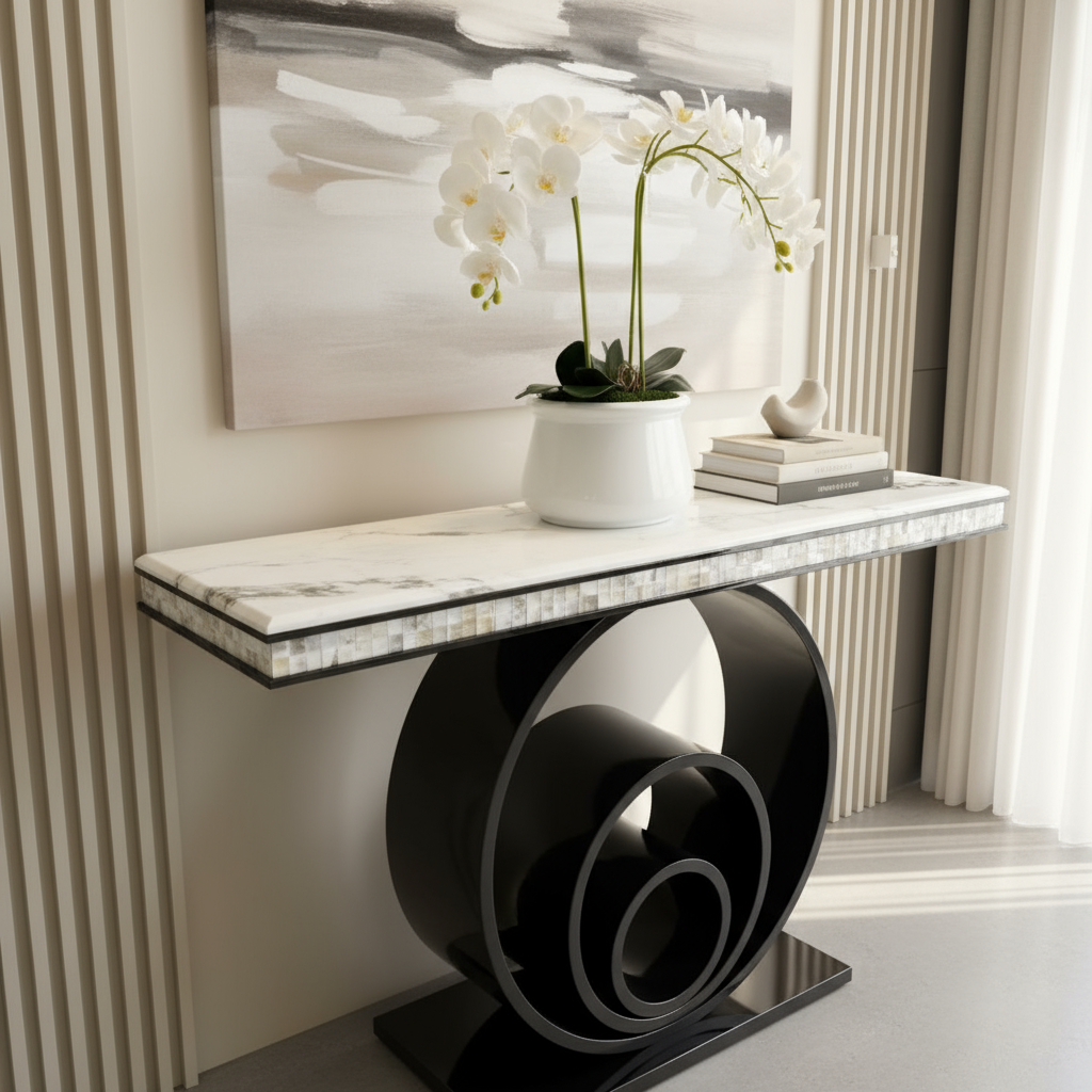 Marcia marble console