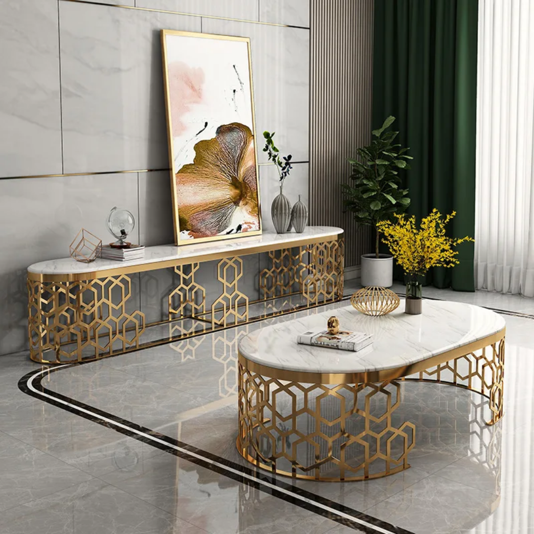 Rapallo TV Stand/ Coffee Table Set