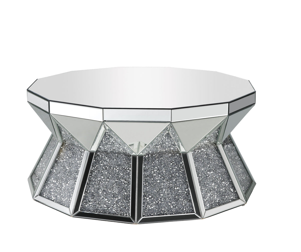 Silver Mirrored coffee table 