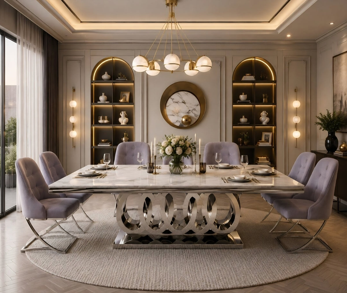 Dolce vita luxe dining table-2.4m
