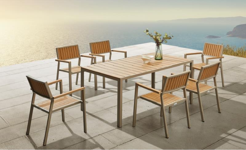 Aruba 6 seater outdoor set