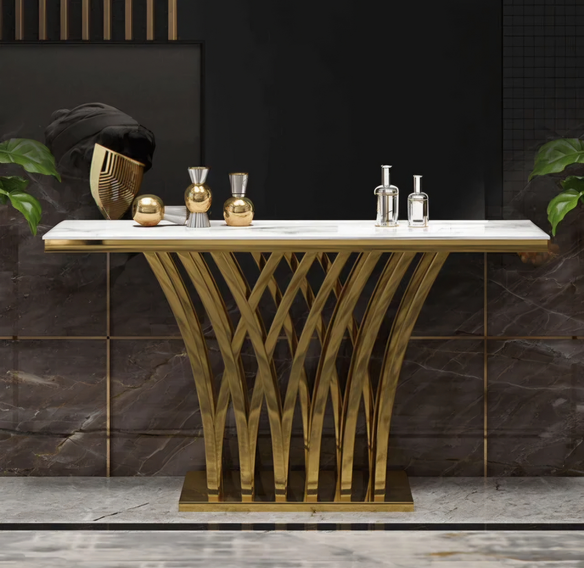 Aldora gold console